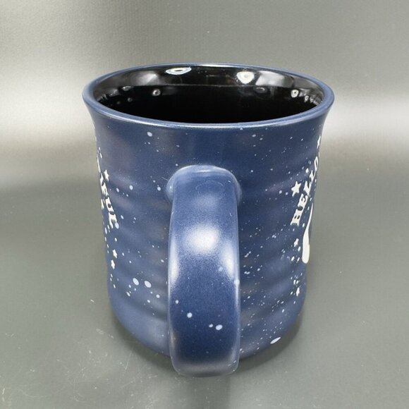 Stay Wild Moon Child Navy Blue Coffee Mug Cup 12oz Ceramic Hello Beautiful Mug - Picture 8 of 12